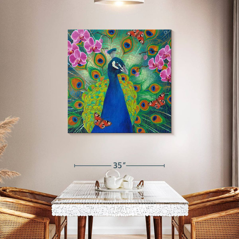 Crowle Peacock Opulence, 39" H x 39" W