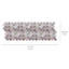Carrelage mosaïque auto-adhésif 44 po x 31,5 po-493616800