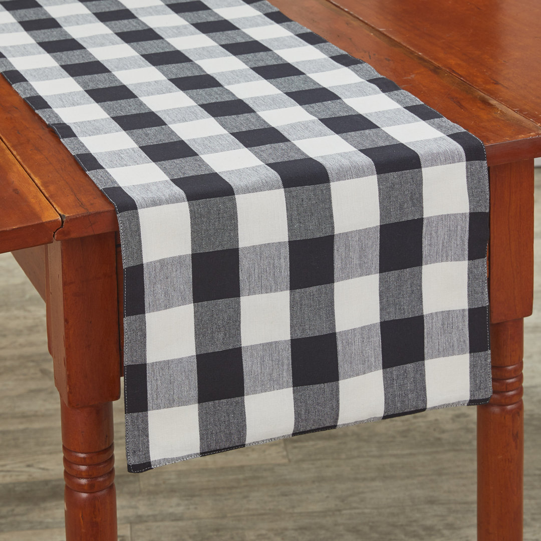 Amair Rectangular Plaid Table Runner August Grove® 
