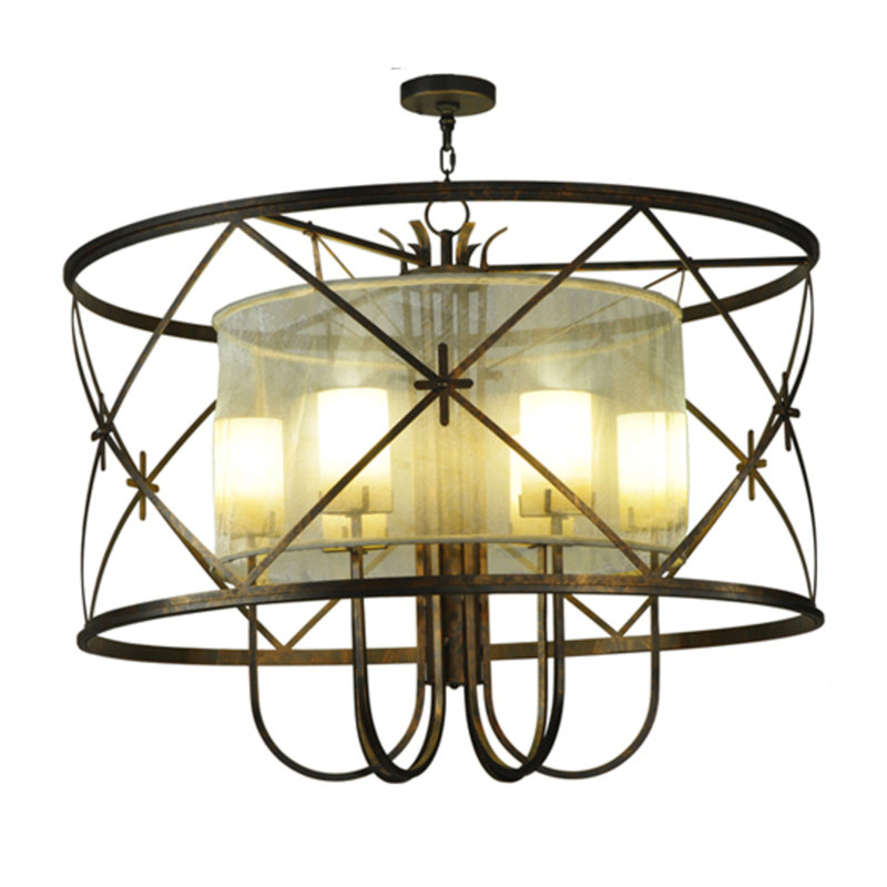 Penelope 6 - Light Drum Chandelier