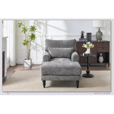 Chaise longue moderne, fauteuil inclinable rembourré pour les loisirs intérieurs, canapé-lit convertible pour une utilisation polyvalente à la maison et au bureau