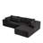 Boneless Modern Chenille Upholstered Sectional Sofa Couch Set,Modular 108" L Shaped Sectional Living Room Sofa Set With 6 Pillows,Combination Sofa Couch For Living Room,Bedroom-1744425351-1744425349