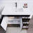 Luleya 41.73228'' Single Bathroom Vanity with Acrylic Top-367953723