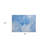 2' X 3' Blue Abstract Washable Non Skid Indoor Outdoor Area Rug