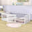Guerriero Wooden Daybed Frame with Fence-1236834002-1236834000