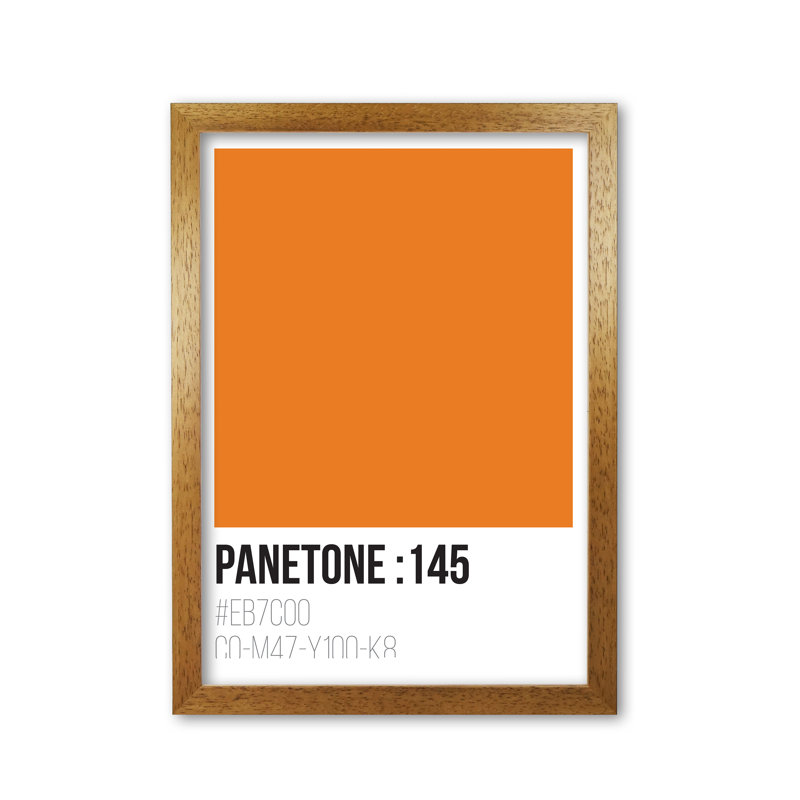 Panetone by Pixy Paper - Single Picture Frame Print, Honey Oak, 29.7cm H x 21cm W