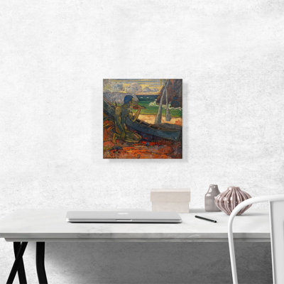«Poor Fisherman 1896» par Paul Gauguin, reproduction d'art sur toile tendue