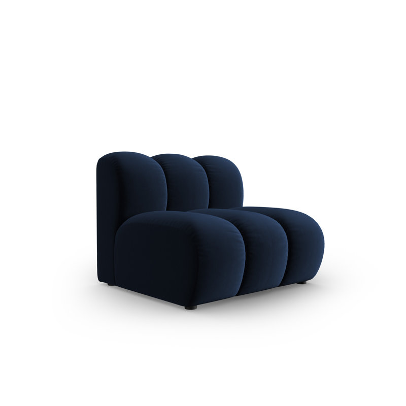 Christey Upholstered Slipper Chair, Blue