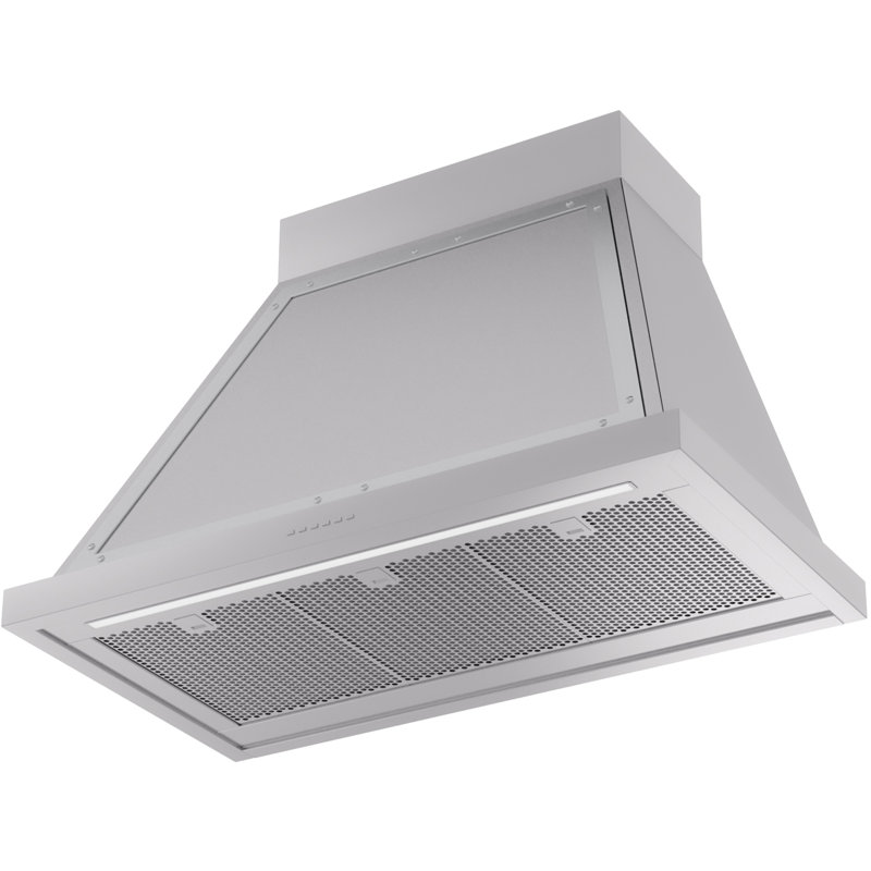 ILVE 36" Nostalgie II Noblesse 600 CFM Ducted Wall Mount Range Hood, Stainless Steel/Chrome