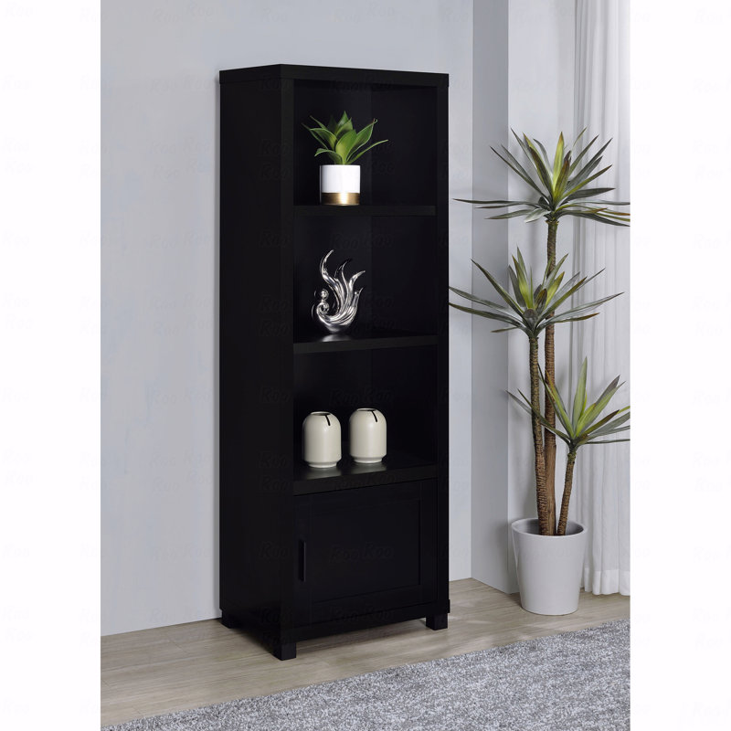 Tour média en bois d'ingénierie à 3 tablettes