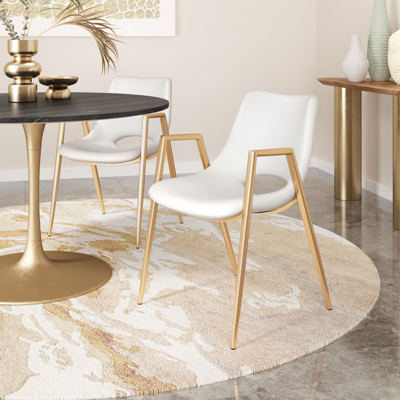 Ensemble de chaises Desi (ensemble de 2), Blanc