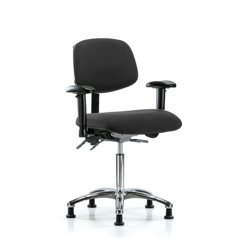 Task Chair, Black, Glides