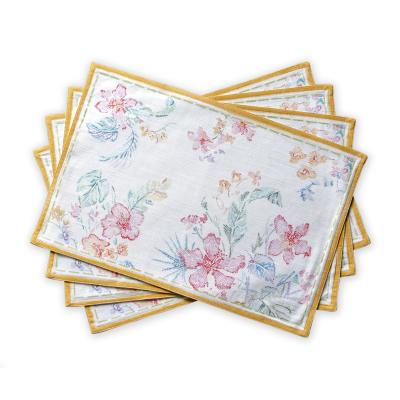 Paradise Island Floral Rectangle Placemat