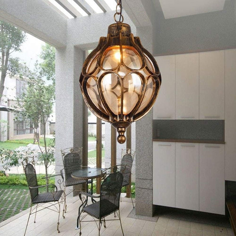 Luminaire suspendu d'extérieur câblé 13 po