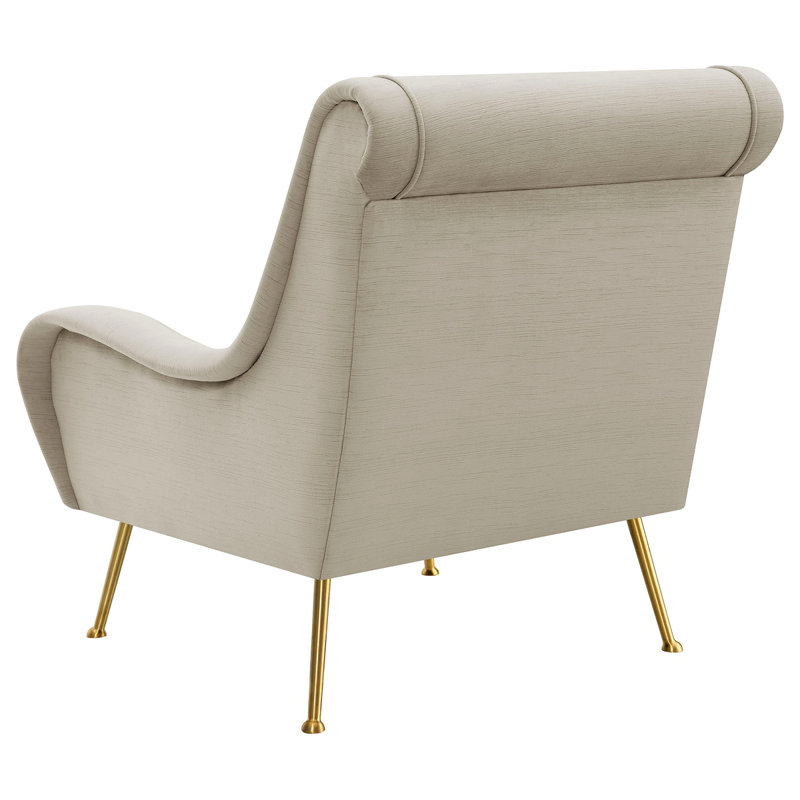 Fauteuil d'appoint à coussin serré Lundy Stone, Beige