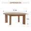 Table basse Frances Eucalyptus