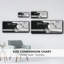 Black & White Waves III - Toile avec cadre