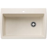Diamond SILGRANIT 33.5" L x 22" W Super Single Drop-in/Undermount Kitchen Sink