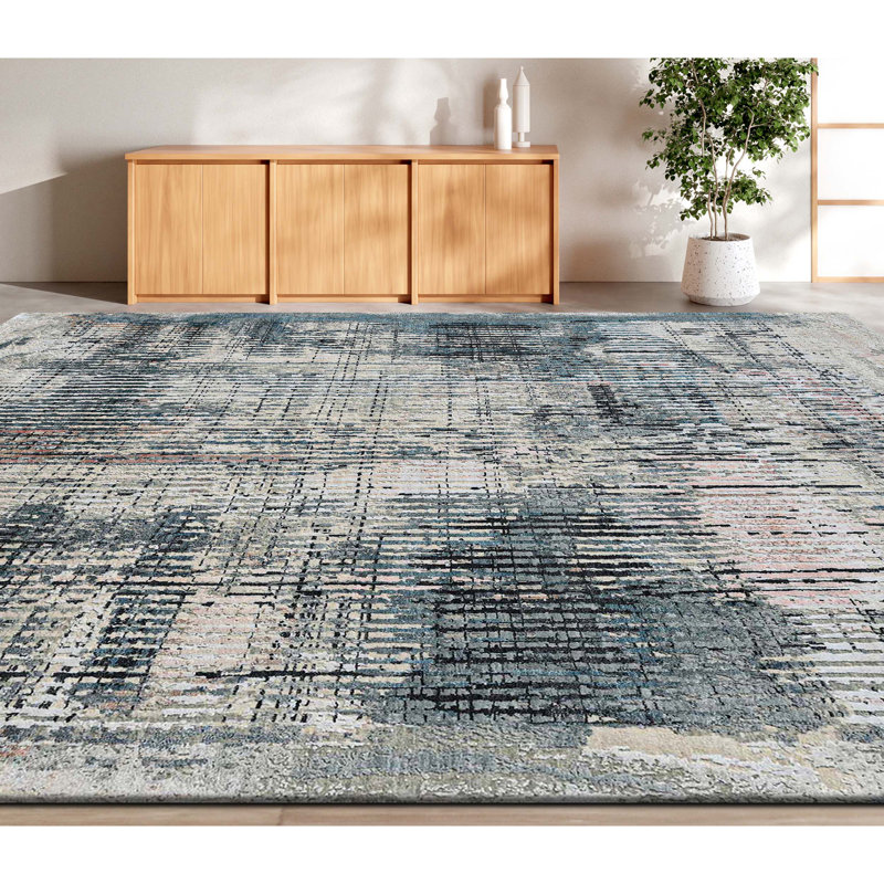 Tapis rectangulaire noué à la main, Rectangle 12 pi x 15 pi