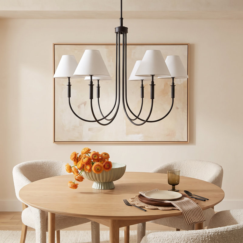 Celeste Chandelier, Matte Black