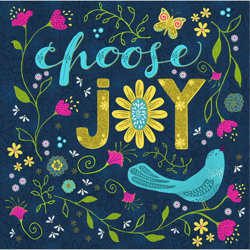Berkhamstead, "Select JOY", impression sur toile tendue, H 14 po x l 14 po