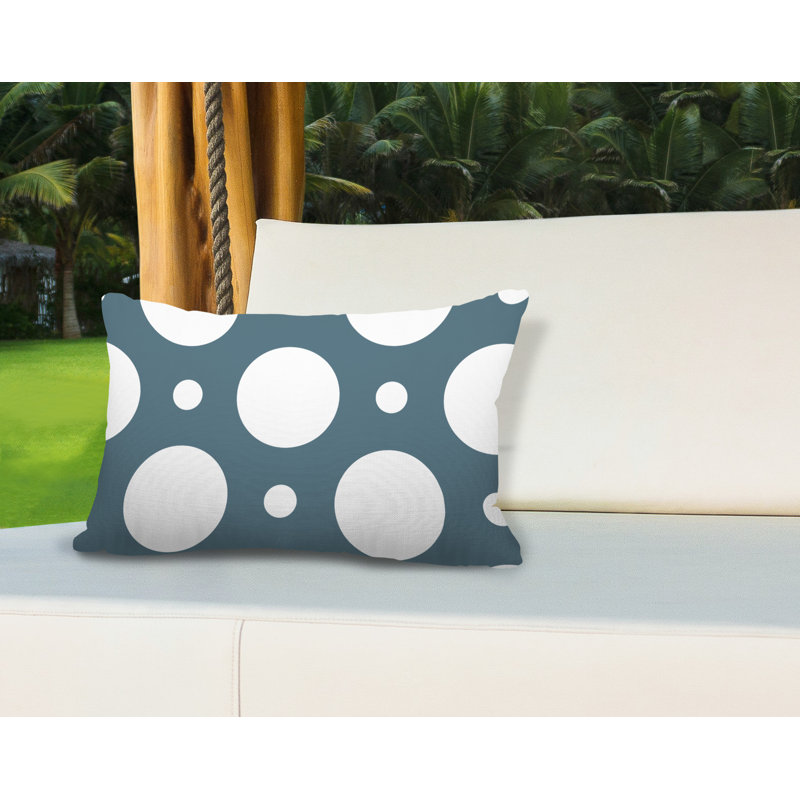 Fisk Outdoor Rectangular Pillow Cover & Insert, Slate