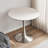 Gray Round Sintered Stone Dining table