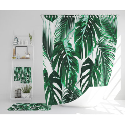 Nastafa Polyester Shower Curtain Set