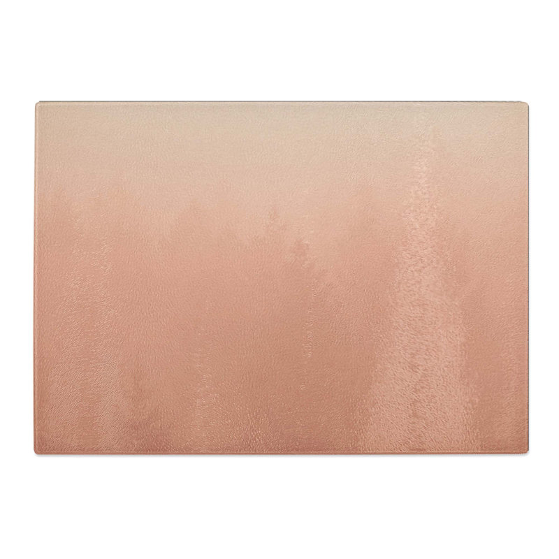 Glass Forest in A Pink Mist Chopping Board, 39 cm W x 28.5 cm L