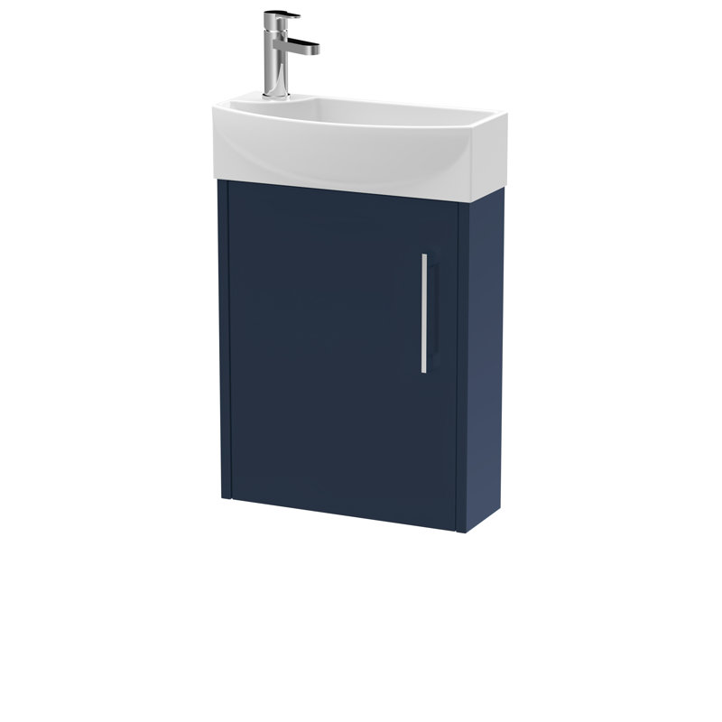 Juno 450mm Single Bathroom Vanity with Drop In Vitreous China Basin