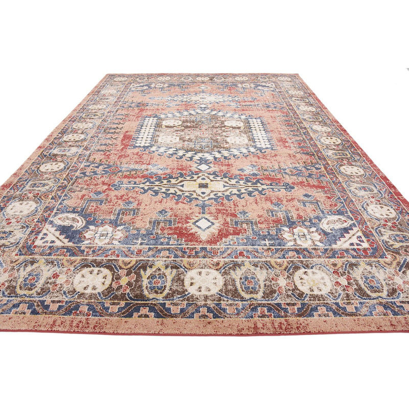 Tapis brun à motif oriental Ulla, Rectangle 4 pi x 6 pi