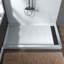 Base de bac de douche à seuil simple de l 60 po x P 32 po avec ensemble de bonde et couvercle de bonde inclus, antidérapant-65273734-65134833