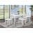 Rifka 4 - Person Solid Wood Solid Wood Top Four Leg Dining Set
