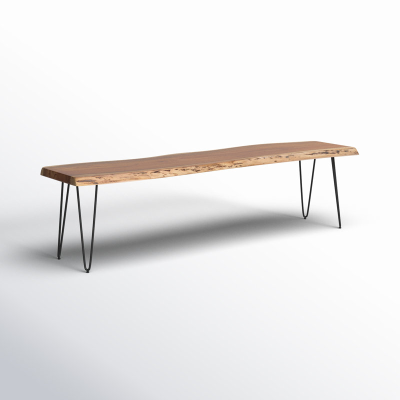 Gordonsville Upholstered Bench, Natural