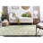 Rodgers Hand Woven Flat Weave Wool/Cotton Geometric Rug in Sage/Ivory-207335130