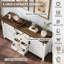 Dreavyn 60" Sliding Barn Door Sideboard with Drawers-652519692