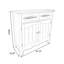 Banc de rangement blanc pour chaussures en bois massif