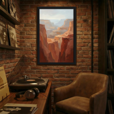 Abstrait Grand Canyon, reproduction d'art sur toile