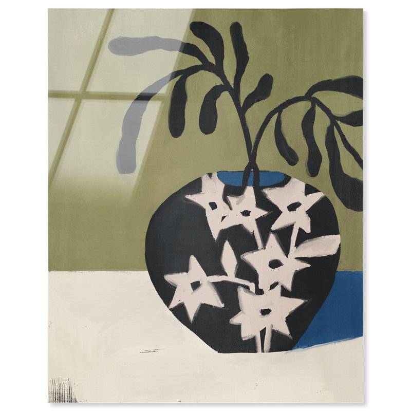 Olive Branch Vase Print by Oliver Gal, 24"H x 20"W, High-Gloss Acrylic Print