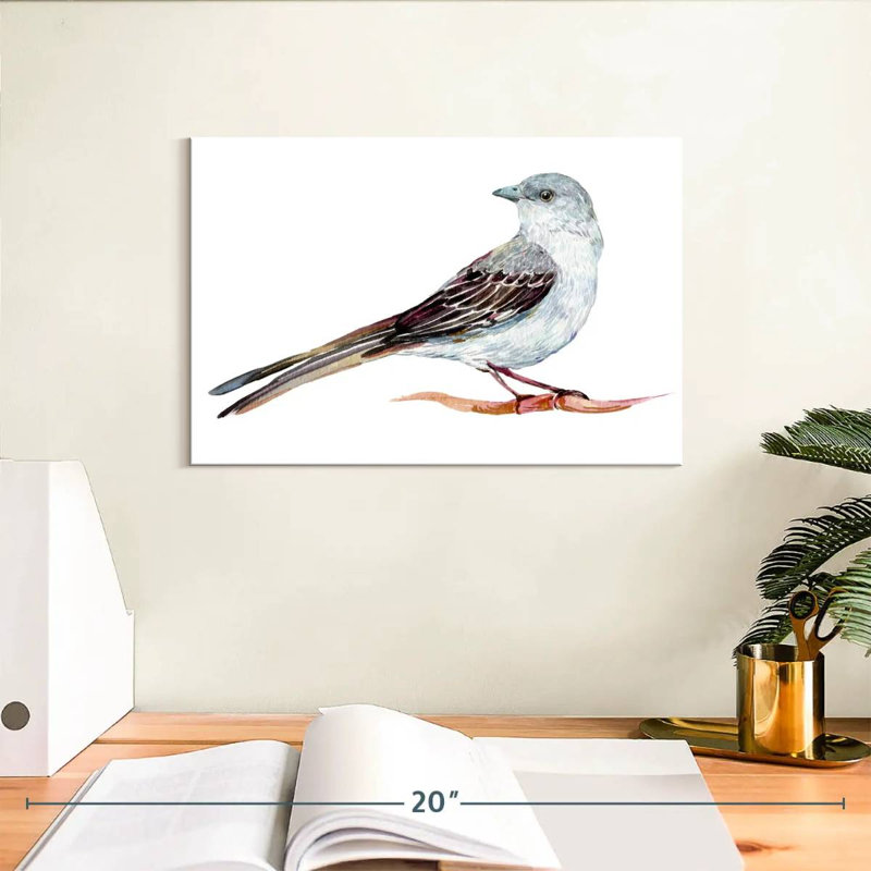 Brampt Mockingbird, 8" H x 12" W