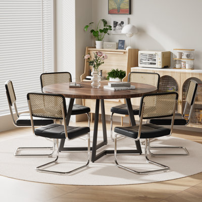 Round Dining Table Sets for 4-6