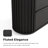 Anatolija Varghese 2-Drawer Fluted Nightstand