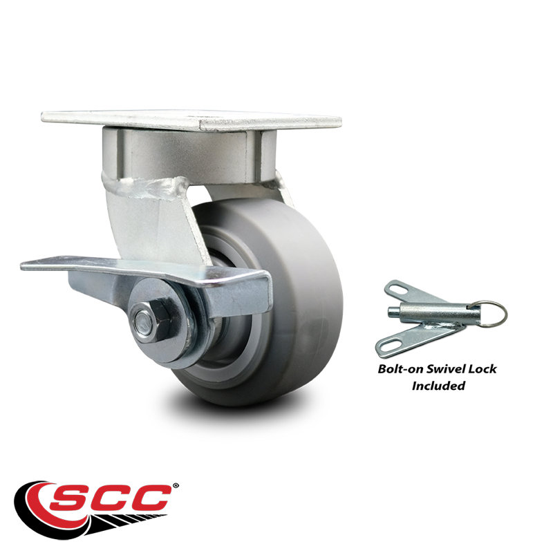 Kingpinless Thermoplastic Caster