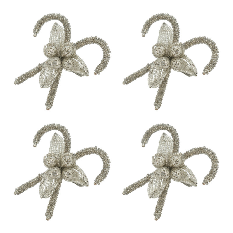 Napkin Ring Collection Iron Napkin Ring, Silver
