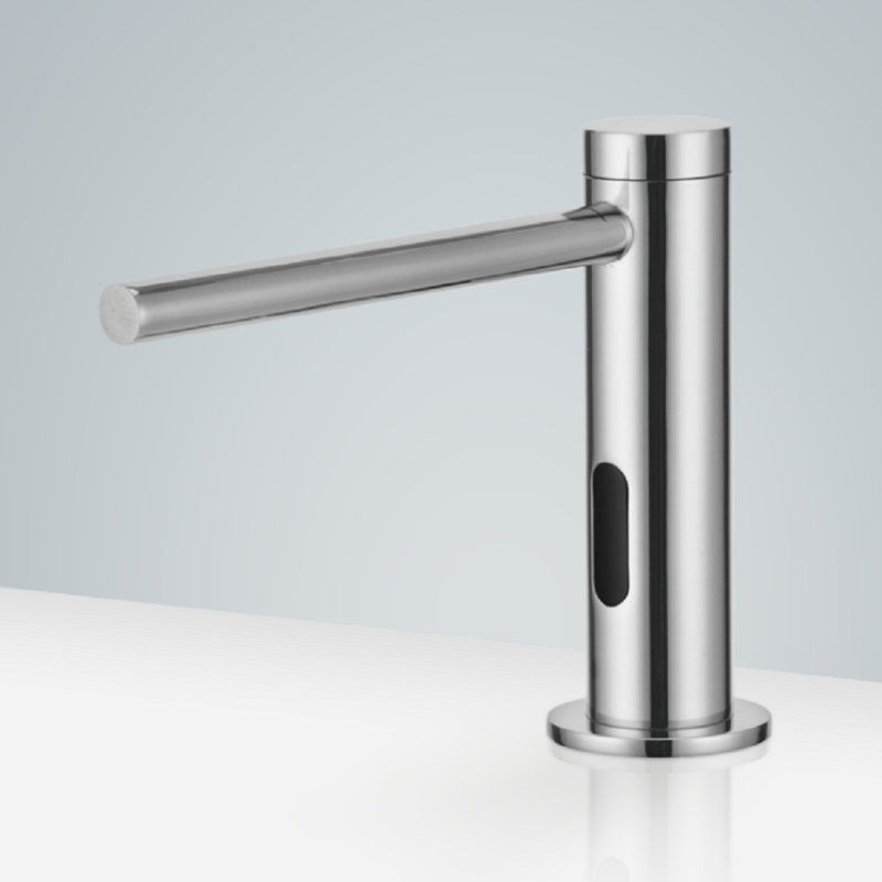 Lavabo vasque et robinet mural noir sans contact au design élégant et moderne pour une salle de bain hygiénique