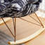 Chaise berçante légère de luxe