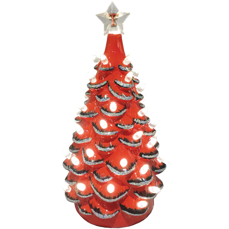 Arbre en céramique NCAA College Spirit, Red Raiders de Texas Tech