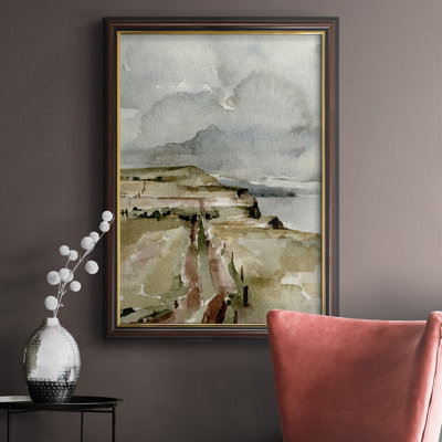 Rainy Coast I, toile encadrée de qualité supérieure - prête à être accrochée