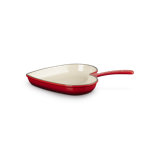 Le Creuset Enameled Cast Iron Traditional Heart Skillet, 10.25 In. - Pêche