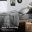 Ensemble de literie pour grand lit simple 7 pièces Campus Ready Dorm, édredon, oreillers et draps-114192867